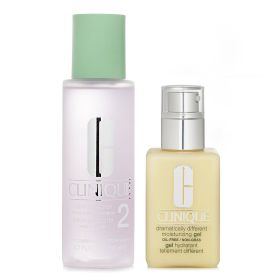 CLINIQUE - Dramatically Different Set 2: Moisturising Gel & Clarifying Lotion 2 - Combination Oily to Oily 2pcs