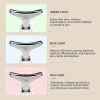 Face Massager Anti-Wrinkle Face Device 3 Modes 45Â°C Neck Lifting Massagers LED High Frequency Beauty Instrumen EMS Face Massage for Women